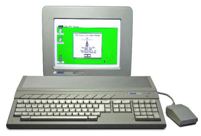 Atari 1040ST STf System box art for Atari ST
